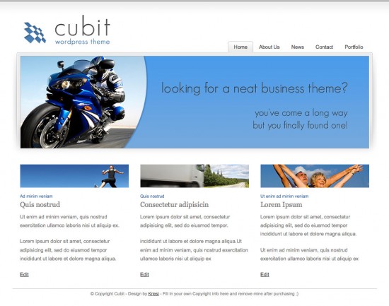 cubic-wordpress-theme