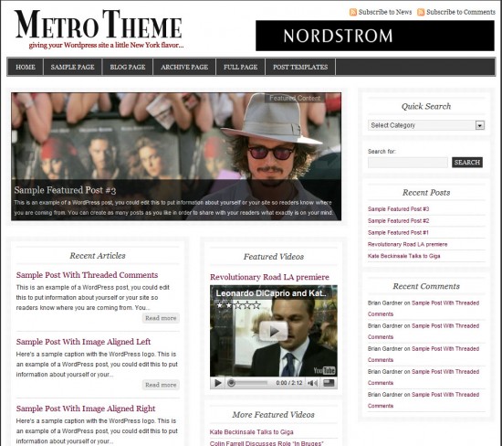 metro-wordpress-theme