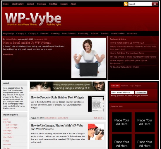 wp-vybe-wordpress-theme