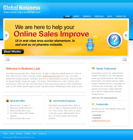 global-business-wordpress-theme
