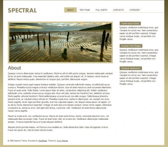 spectral-wordpress-theme