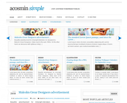 acosmin-simple-wordpress-theme